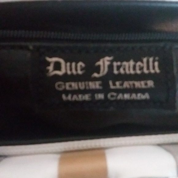 Due Fratelli leather clutch handbag - Picture 3 of 3